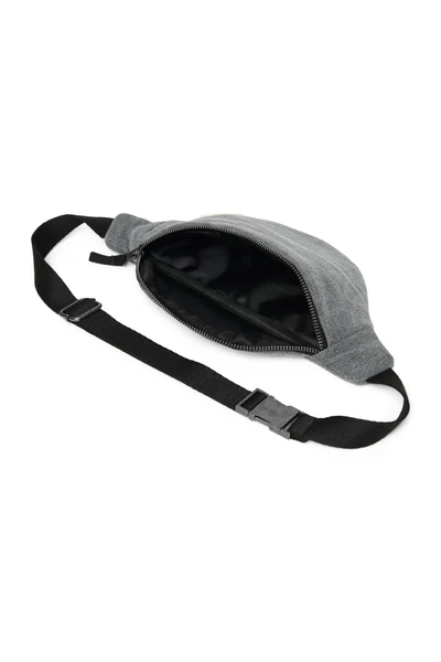 Denim Mini Fanny Pack | Grey