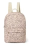 Puffy Midi Backpack | Beige Leopard