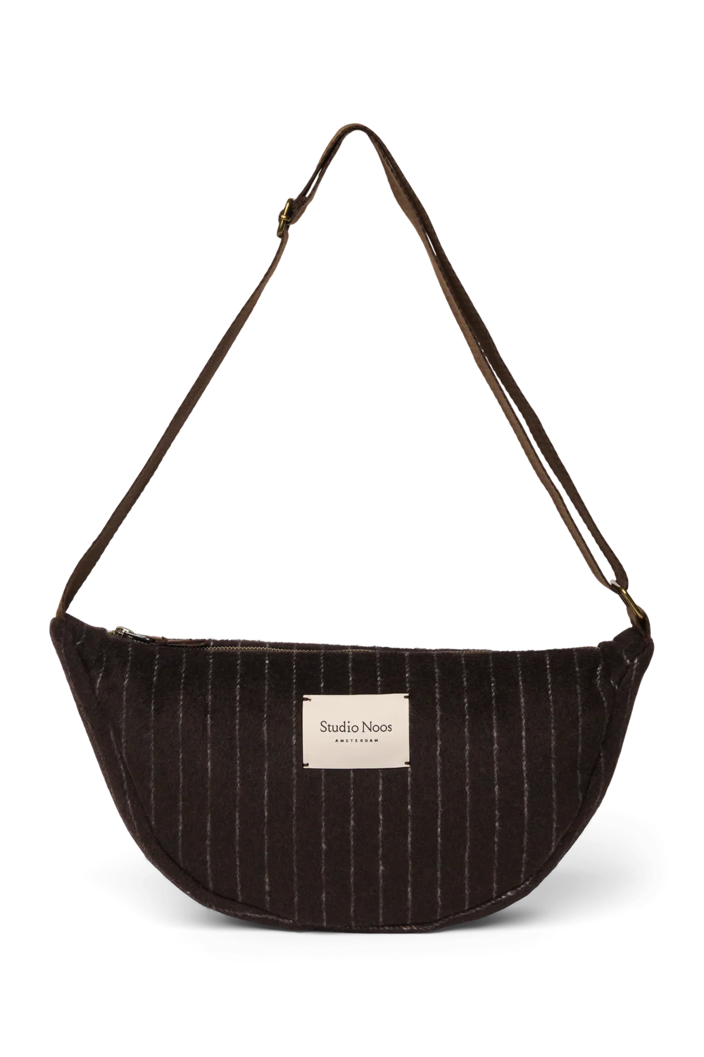 Flannel Chalkstripe Adult Fanny Pack | Brown