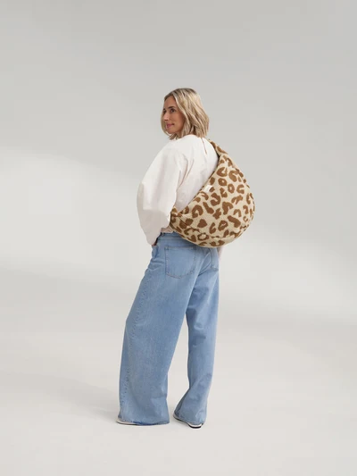 Teddy Cross Body Bag | Leopard