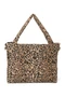Cotton Diaper Bag | Brown Leopard
