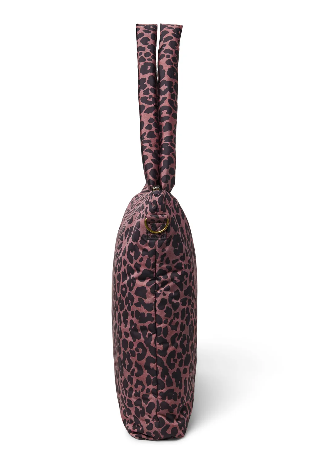 Puffy Diaper Bag | Red Leopard
