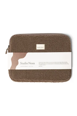 Teddy Laptop Sleeve 15 Inch | Brown