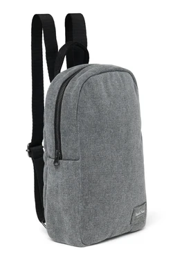 Denim Mini Backpack | Grey