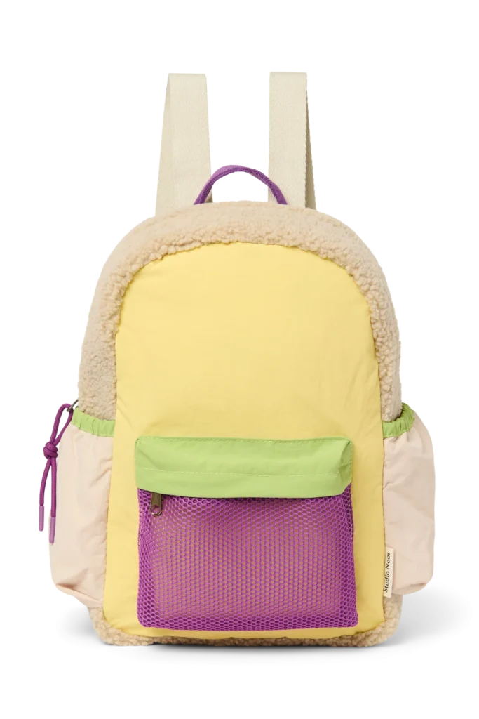 Patchwork Midi Backpack | Butter Yellow