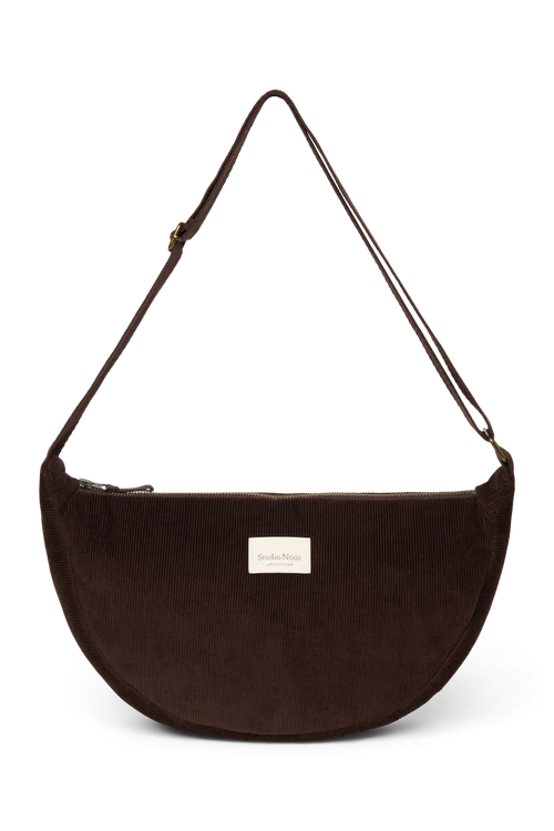 Rib Puffy Adult Fanny Pack | Dark Brown