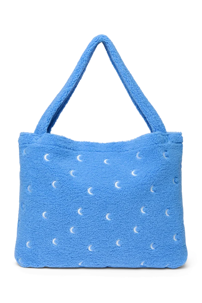 Teddy Mom Bag | Light Blue Moon