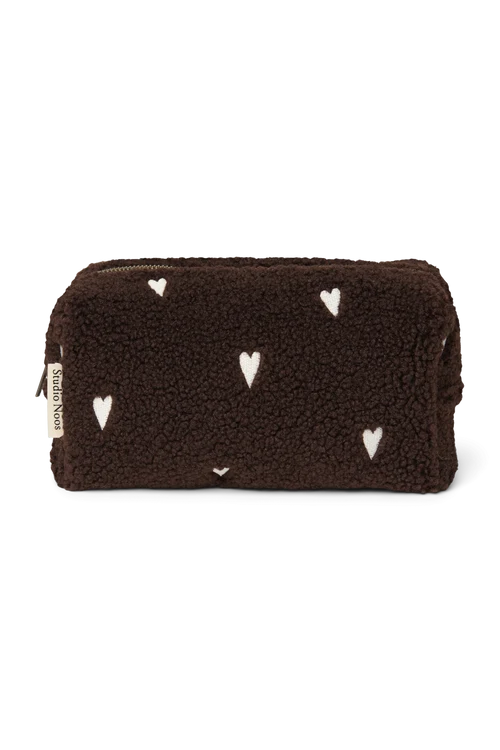 Teddy Pouch | Chocolate Hearts