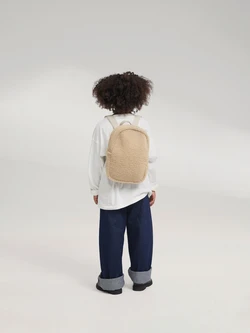 Teddy Mini Backpack | Ecru