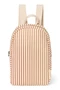Poplin Striped Mini Backpack | Butter Yellow