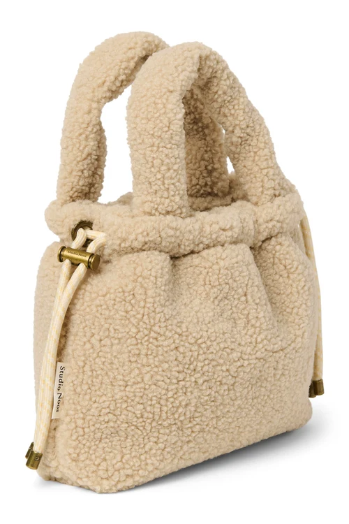 Teddy Mini Drawstring Bag | Ecru