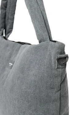 Denim Diaper Bag | Grey