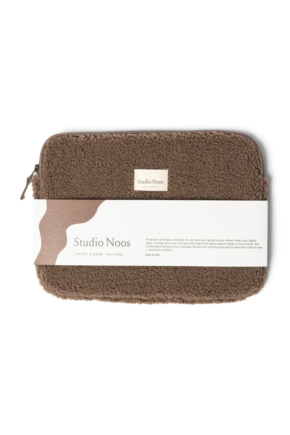 Teddy Laptop Sleeve 13 Inch | Brown