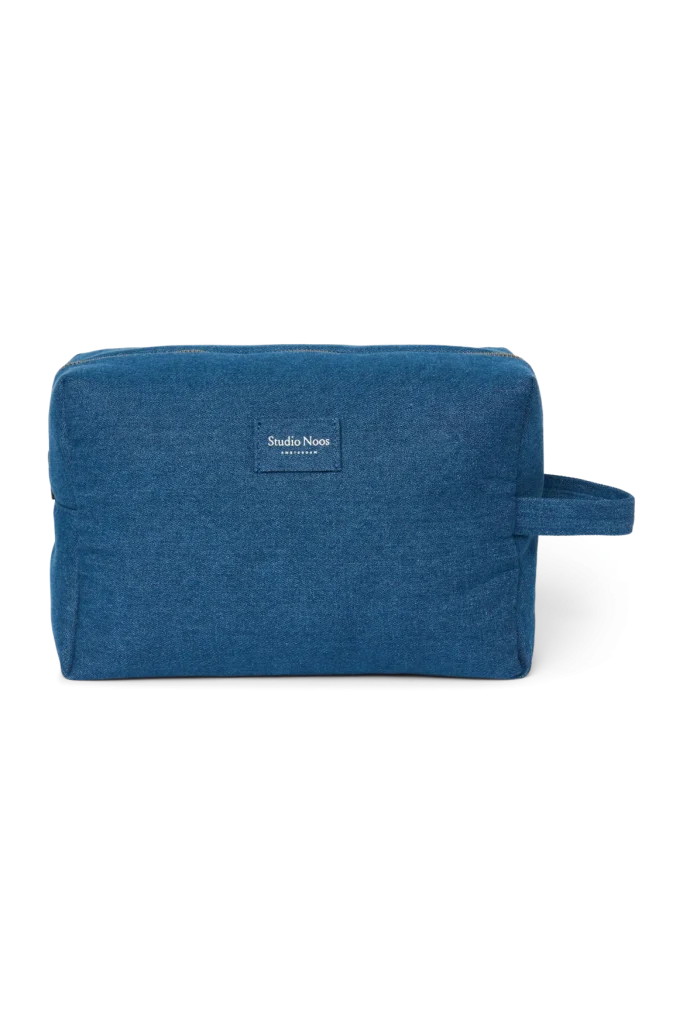 Denim Toiletry Bag | Dark Blue