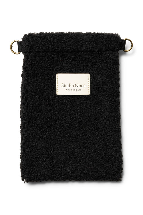 Teddy Phone Bag | Black