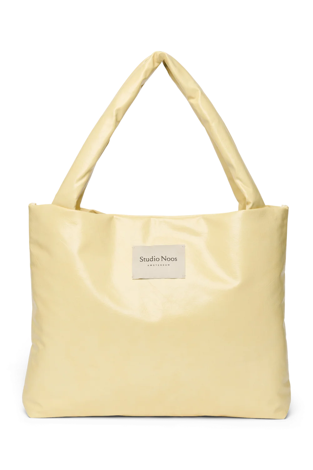 Vegan Leather Mom Bag | Butter Yellow