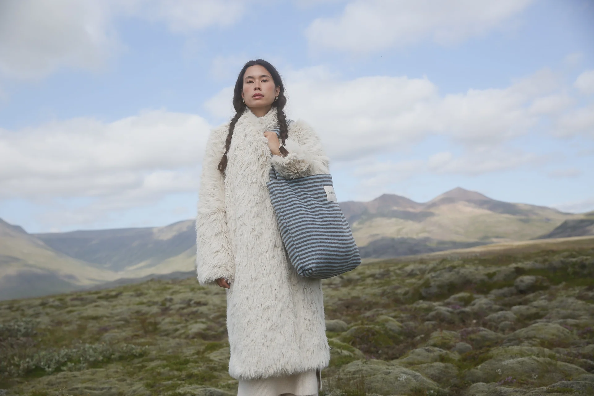 Stripy Wool & Rib Puffy