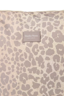 Puffy Diaper Bag | Beige Leopard