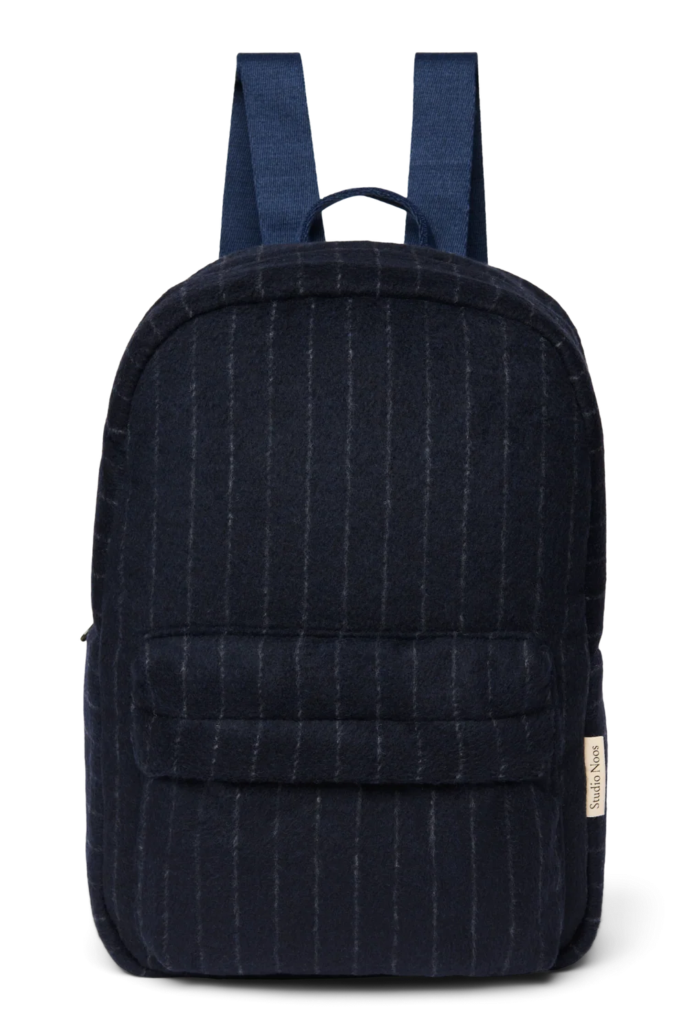 Flannel Chalkstripe Midi Backpack | Dark Blue