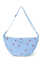 Puffy Adult Fanny Pack | Light Blue Hearts