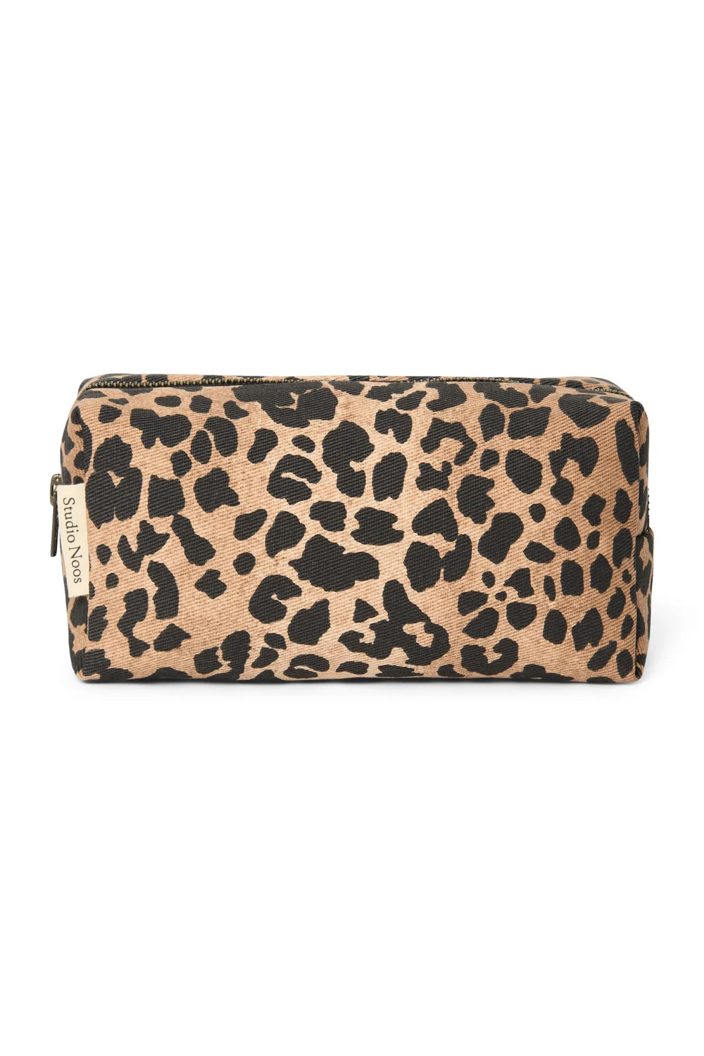Cotton Pouch | Brown Leopard