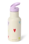 Stainless Steel Bottle 350ML | White Multicolor Hearts