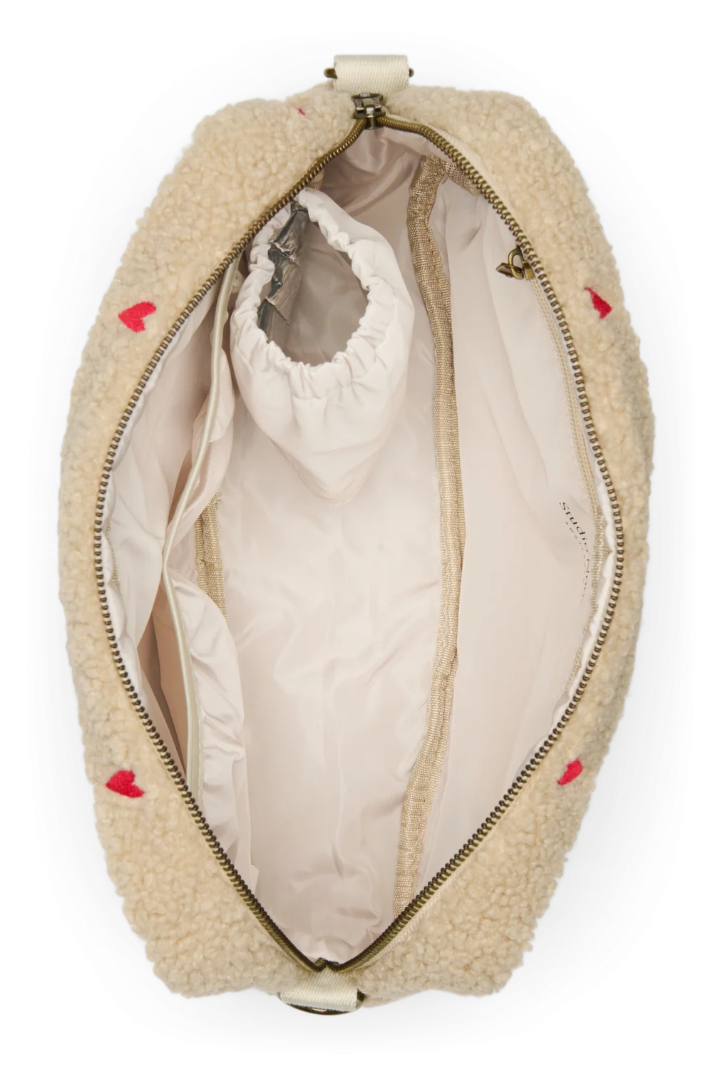 Teddy Stroller Organizer | Ecru Hearts