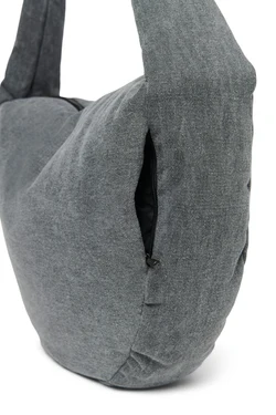 Denim Cross Body Bag | Grey
