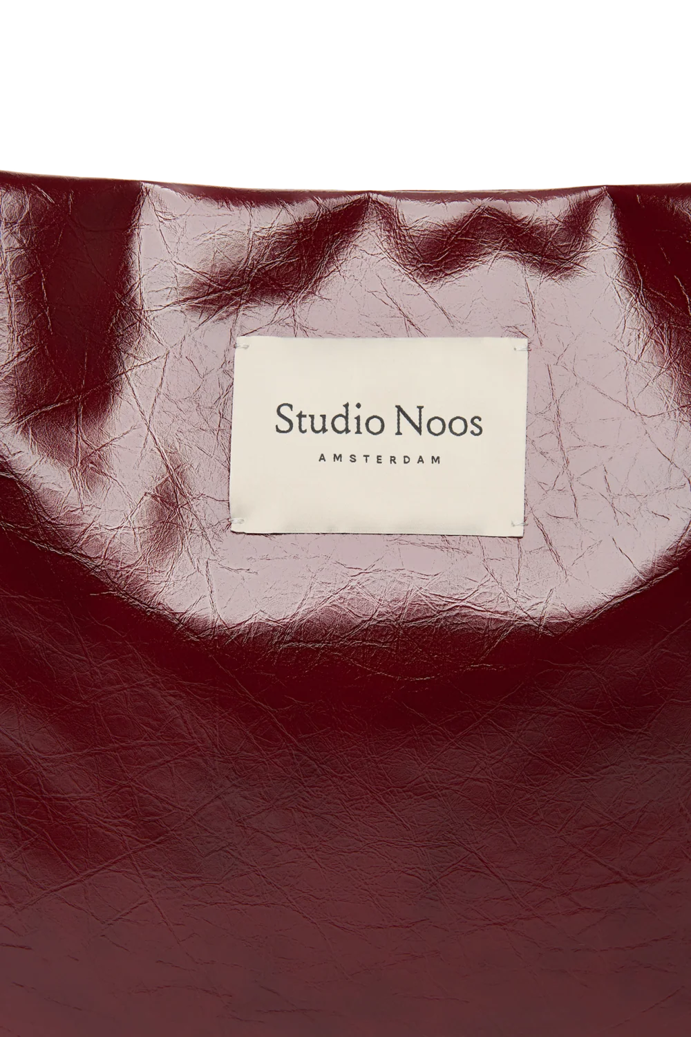 Vegan Leather Mom Bag | Burgundy