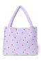 Puffy Mom Bag | Purple Hearts