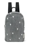 Denim Mini Backpack | Grey Hearts
