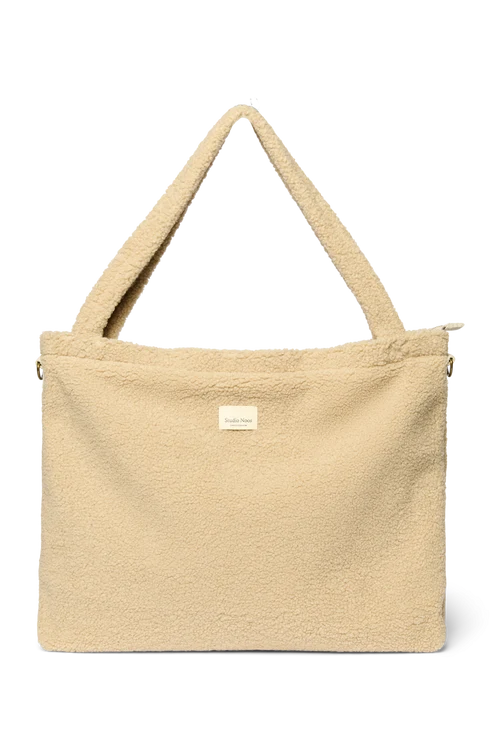 Teddy Diaper Bag | Ecru