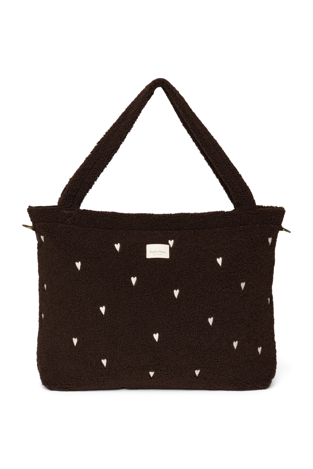 Teddy Diaper Bag | Chocolate Hearts