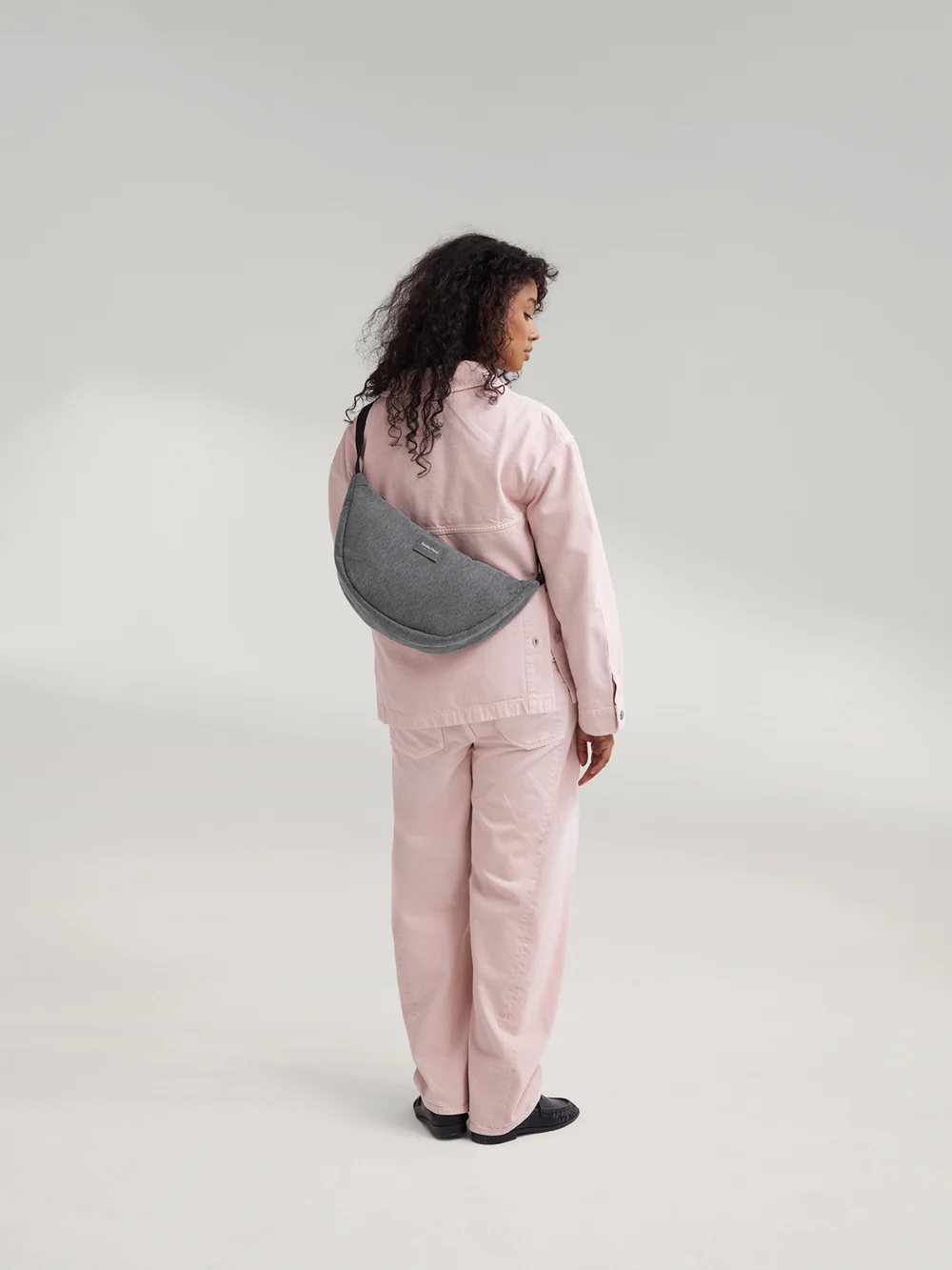 Denim Adult Fanny Pack | Grey