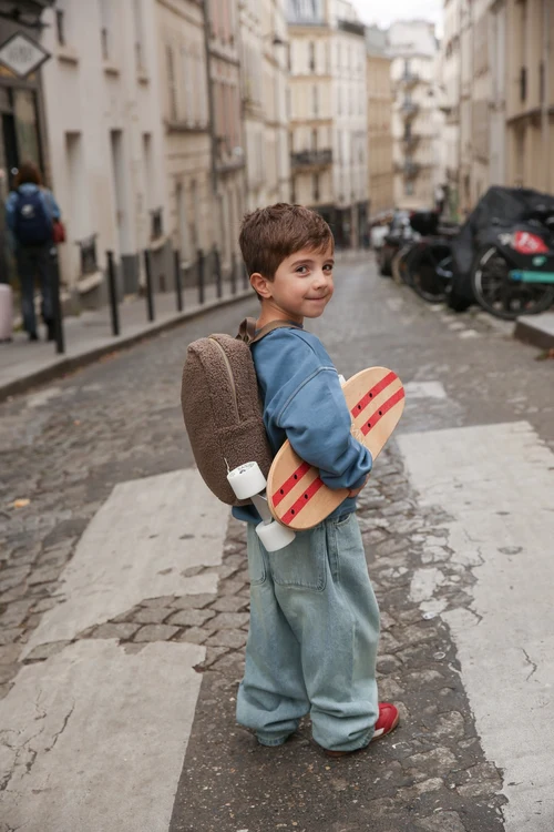 Teddy Mini Backpack | Brown