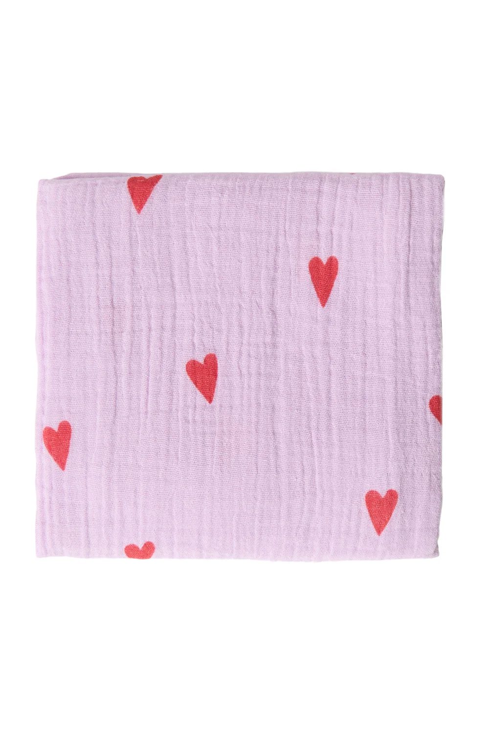 Swaddle Print Medium | Purple Hearts