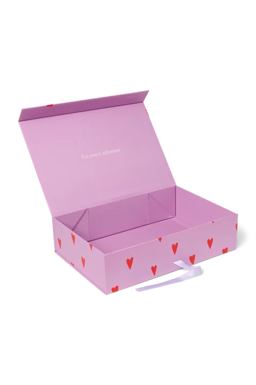 Gift Box M Fantasy | Purple Hearts
