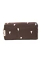 Puffy Pouch | Brown Hearts
