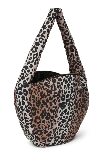 Soft Cotton Cross Body Bag | Hazel Leopard