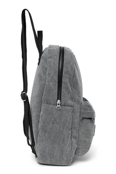 Denim Midi Backpack | Grey