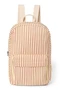 Poplin Striped Midi Backpack | Butter Yellow