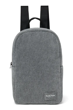 Denim Mini Backpack | Grey