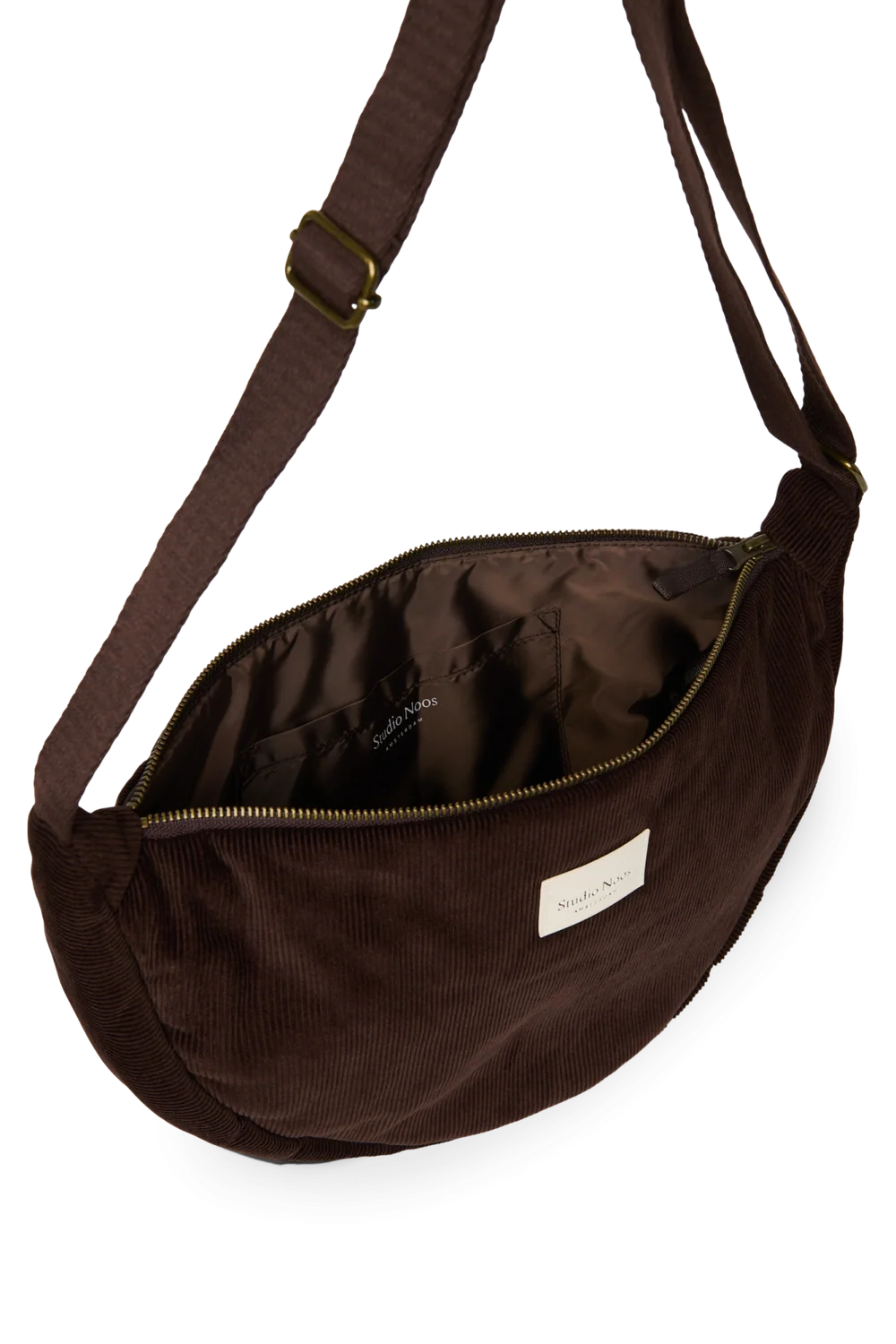 Rib Puffy Adult Fanny Pack | Dark Brown