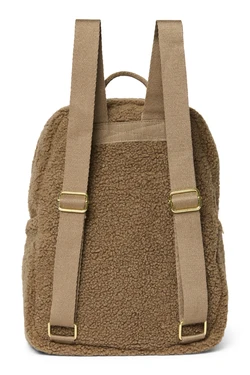 Teddy Midi Backpack Front Pocket | Brown