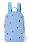 Puffy Mini Backpack | Light Blue Hearts