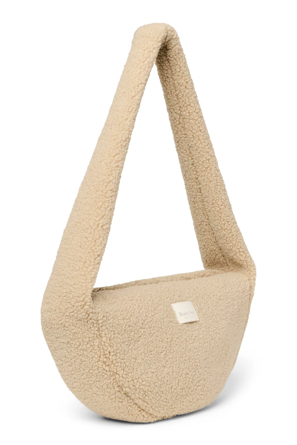 Teddy Mini Cross Body Bag | Ecru
