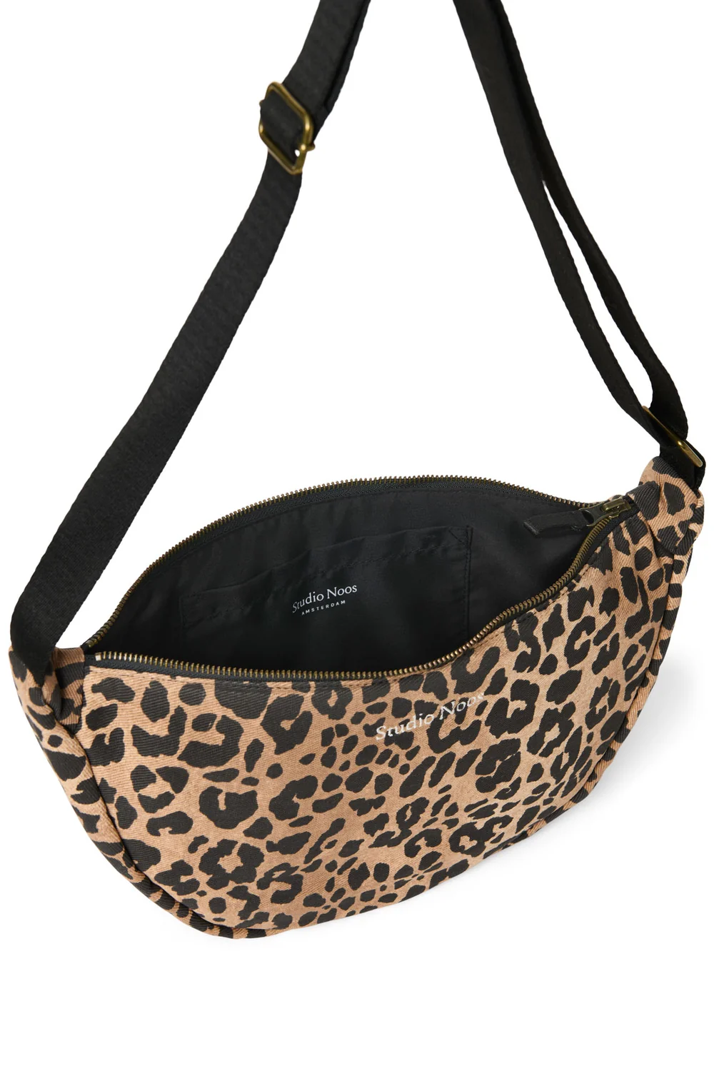 Cotton Adult Fanny Pack | Brown Leopard