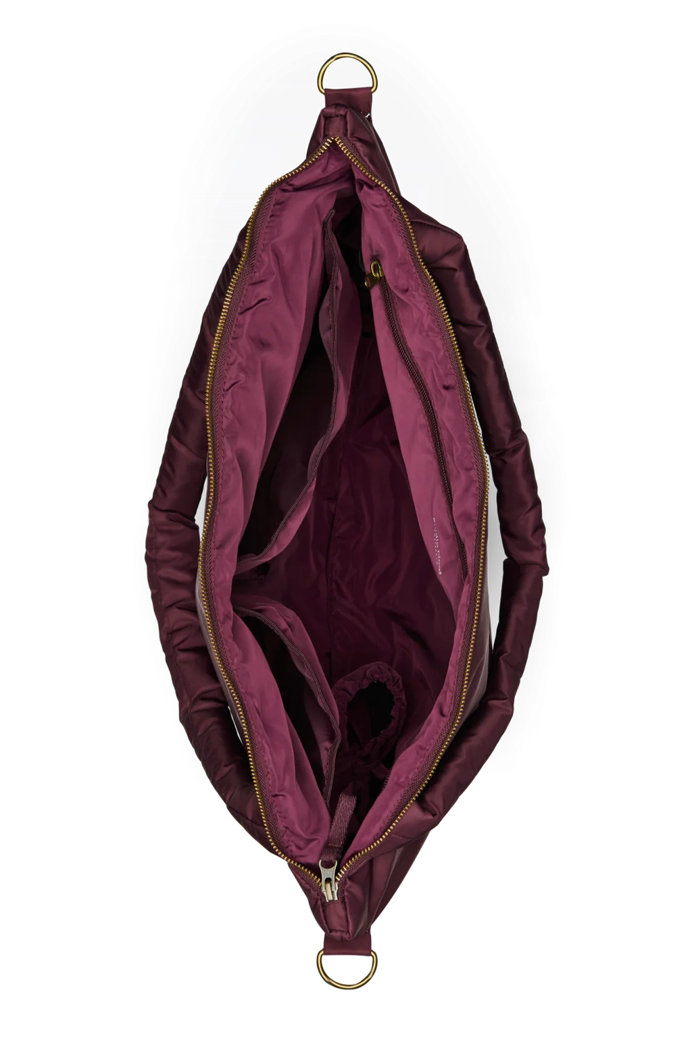 Technical Puffy Diaper Bag | Burgundy