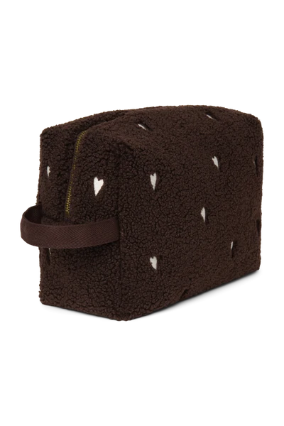 Teddy Toiletry Bag | Chocolate Hearts