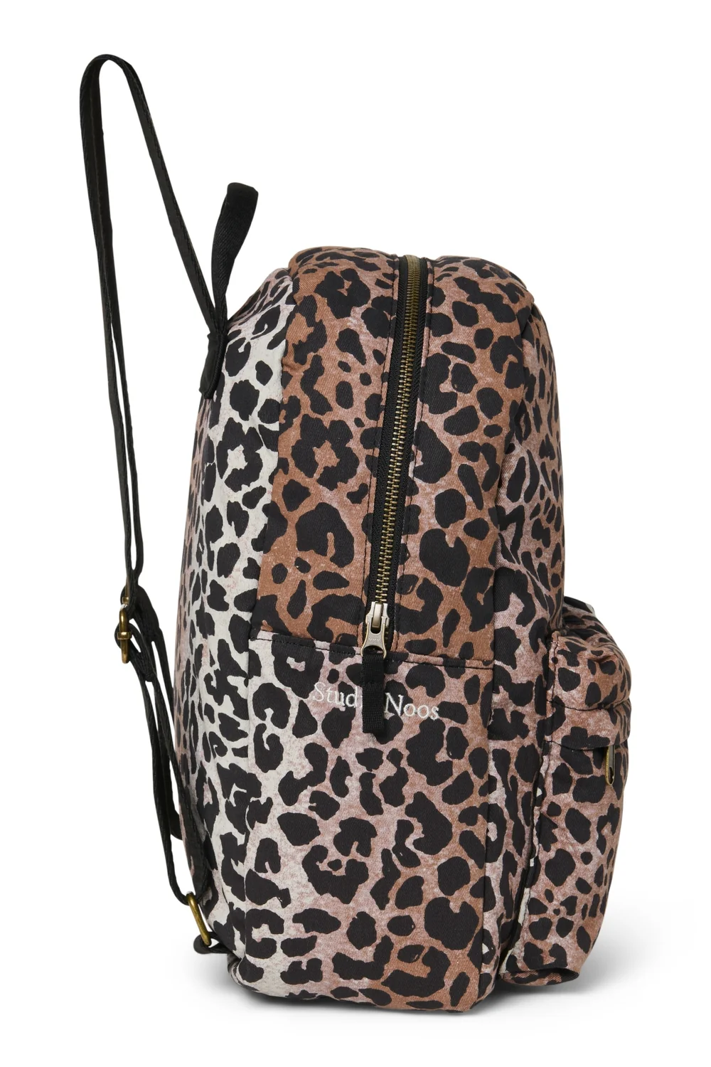 Soft Cotton Midi Backpack | Hazel Leopard